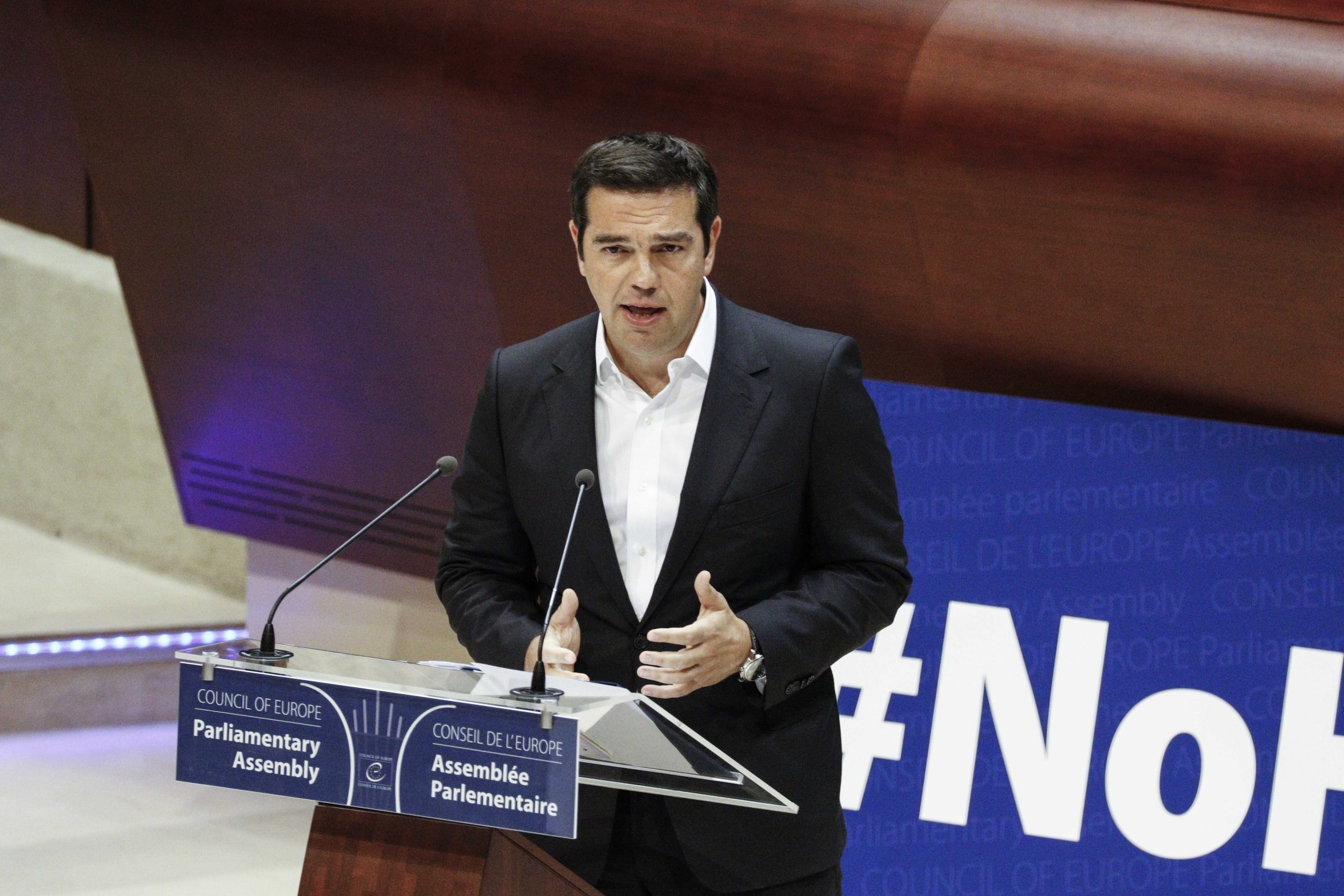 Τσίπρας: Η Ε.Ε. έχει ανοιχτά τα σύνορά της στη λιτότητα αλλά κλειστά στους πρόσφυγες