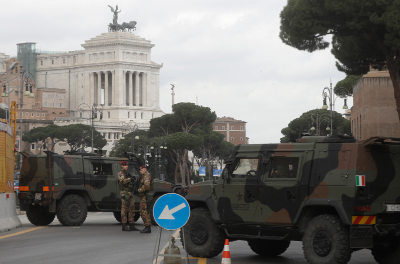Ρώμη: Δρακόντεια μέτρα για τη Σύνοδο της ΕΕ 