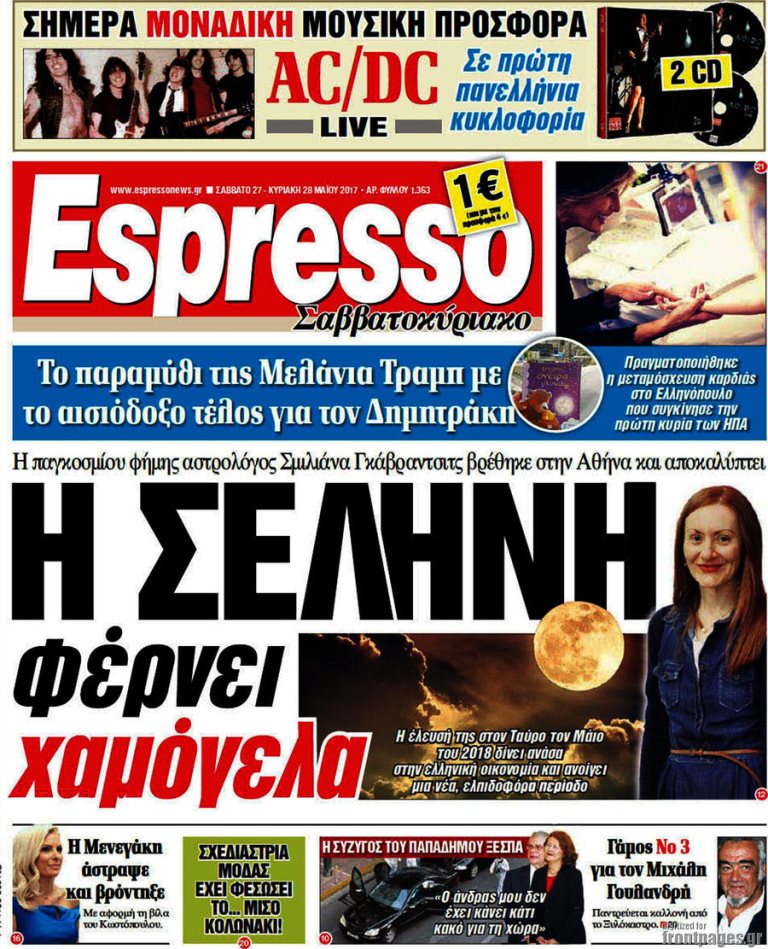 Τα πρωτοσέλιδα των πολιτικών εφημερίδων