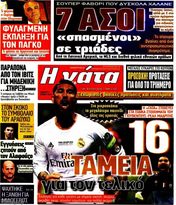 Τα πρωτοσέλιδα των αθλητικών εφημερίδων 