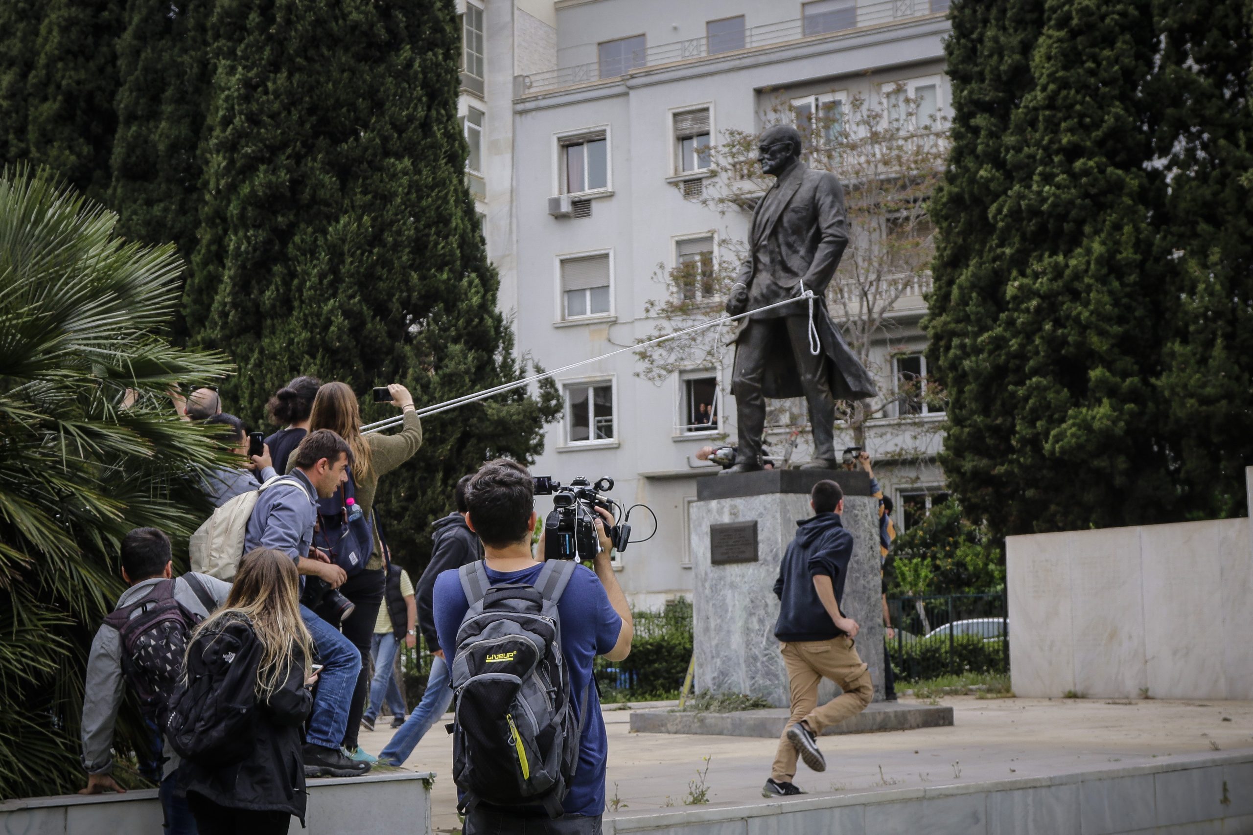 Ξύλο στο άγαλμα του Τρούμαν 