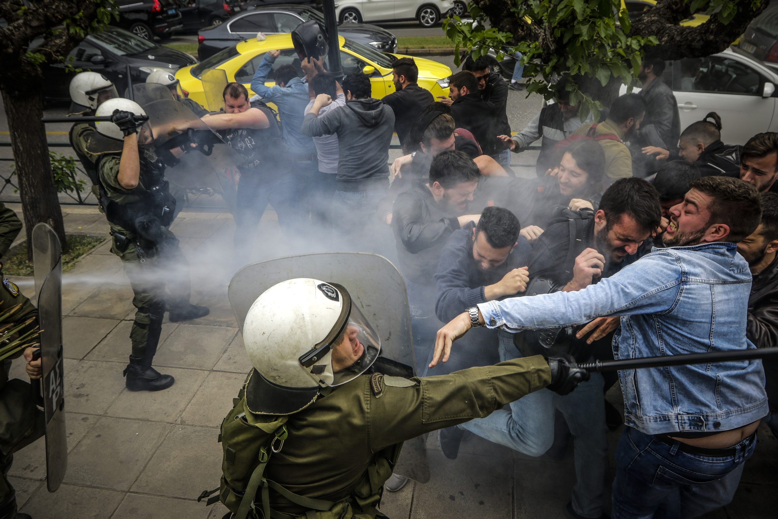 Ξύλο στο άγαλμα του Τρούμαν