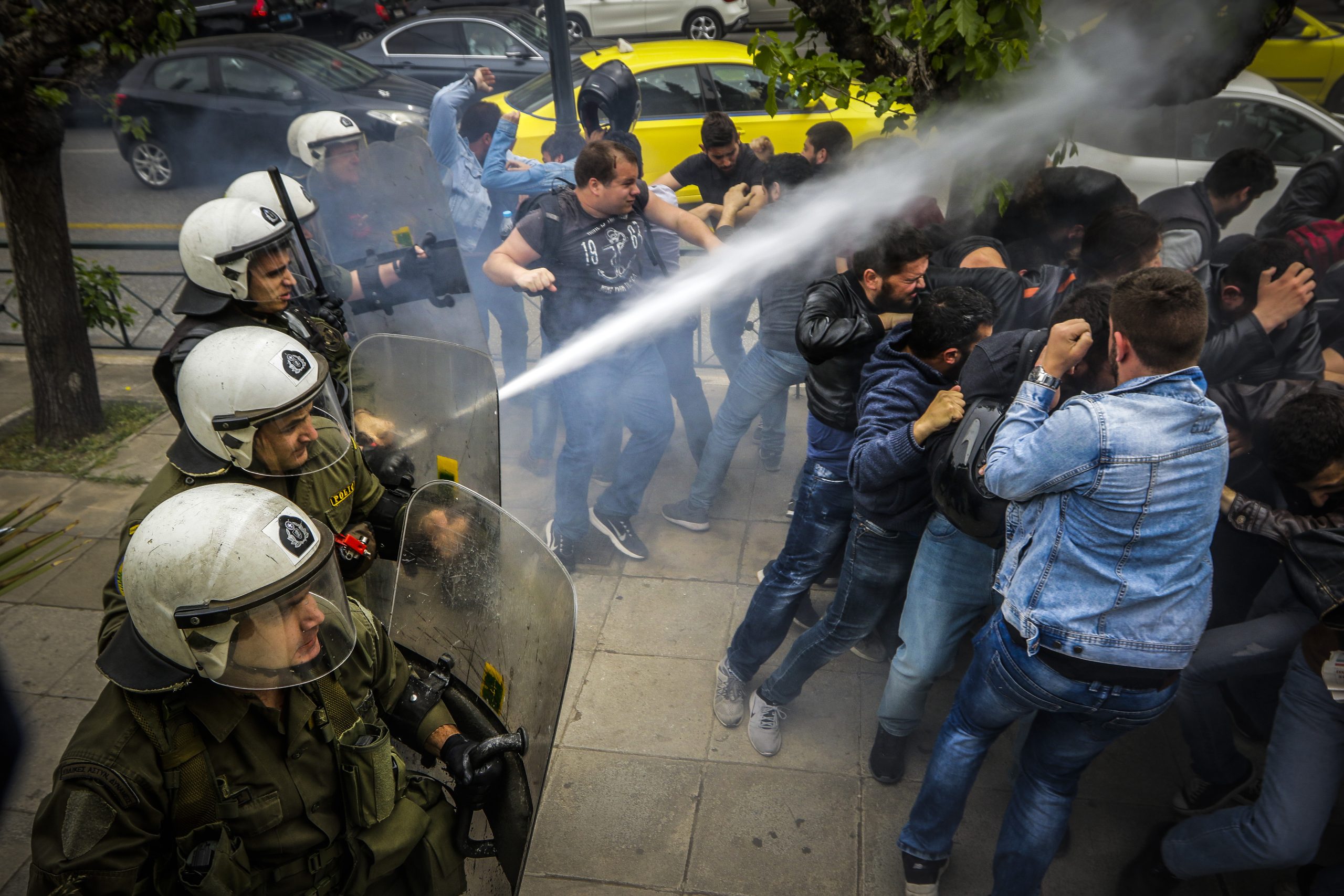 Ξύλο στο άγαλμα του Τρούμαν