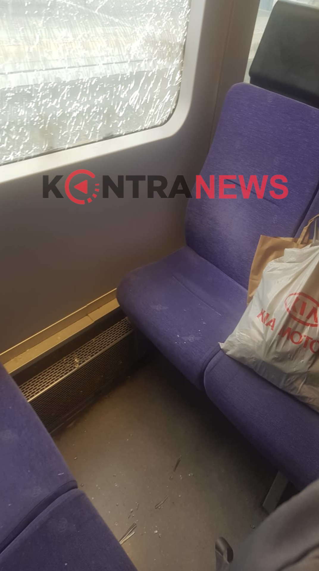  Επίθεση με πέτρες στον Προαστιακό 