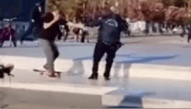 Απίστευτα σκηνικά στη Θεσσαλονίκη: Αστυνομικοί κυνηγούν skateάδες! (video)