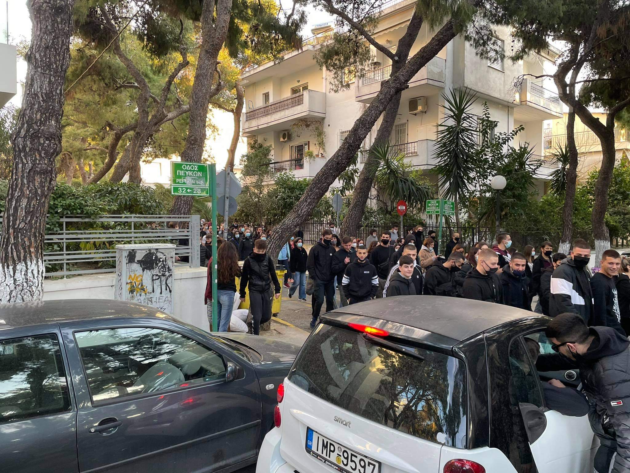 Πορεία στο Ηράκλειο Αττικής κατά της αστυνομικής βίας