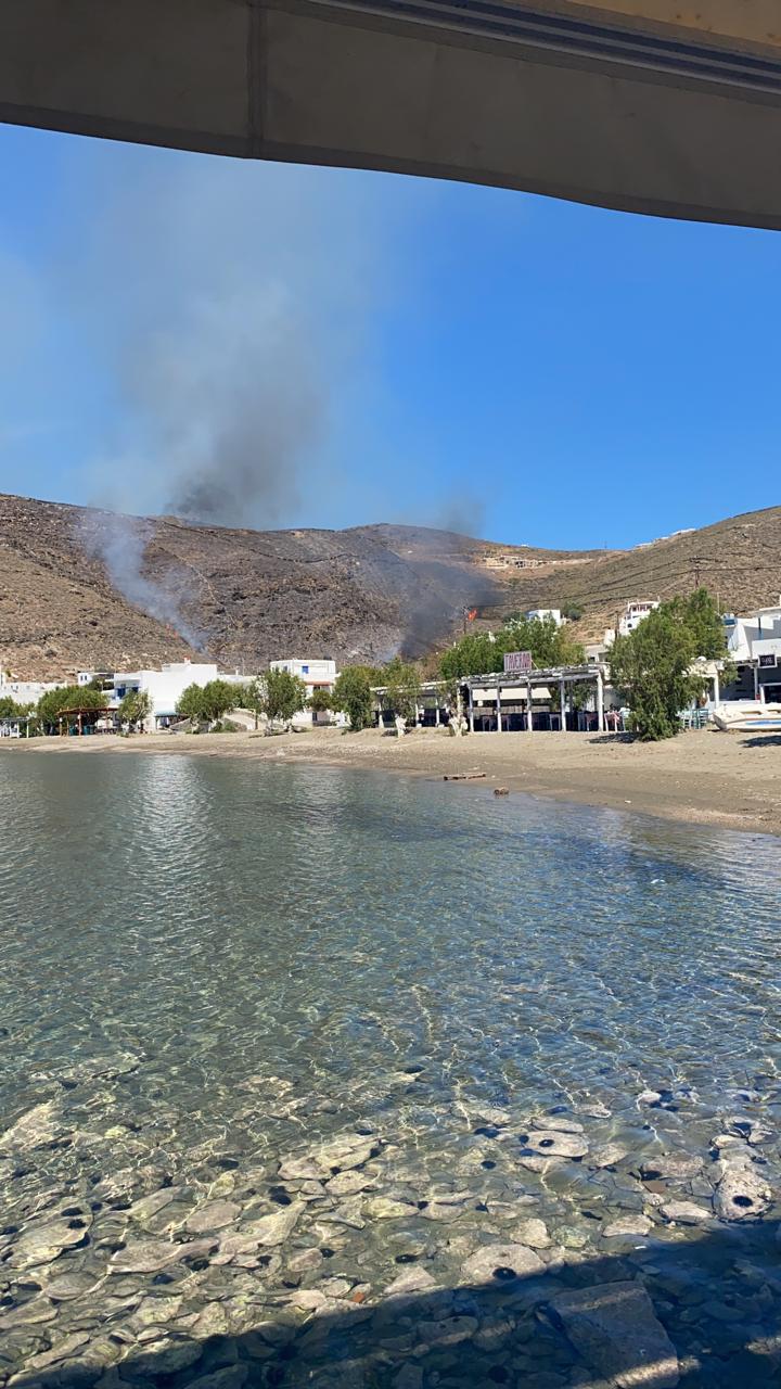 Φωτιά στη Κύθνο