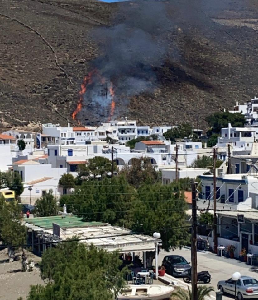 Φωτιά στη Κύθνο