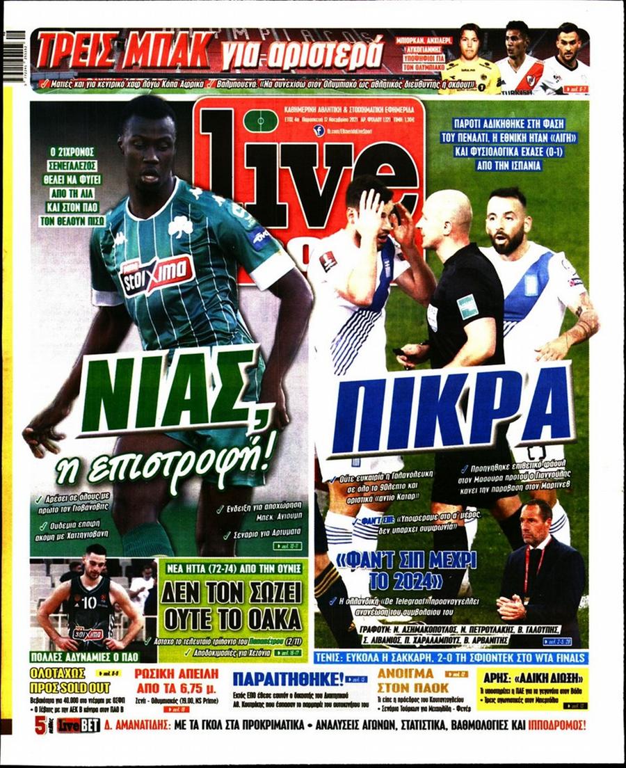 Τα πρωτοσέλιδα των αθλητικών εφημερίδων