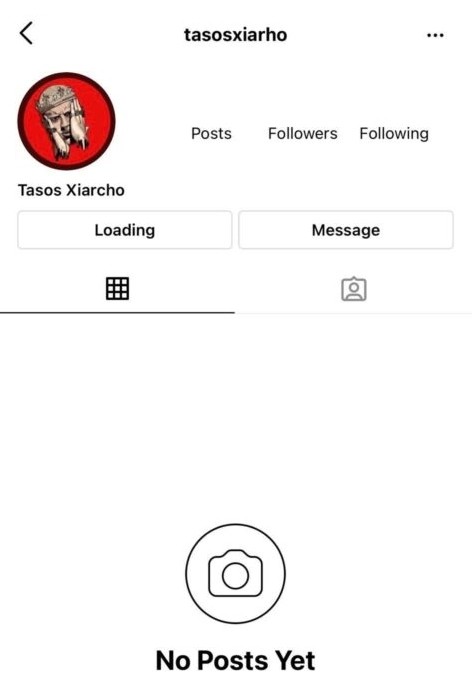 Τάσος Ξιαρχό: «Έπεσε» το προφίλ του στo Instagram μετά τον σάλ
