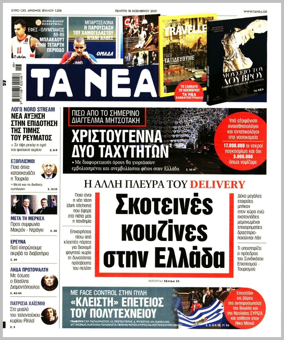 Τα πρωτοσέλιδα των πολιτικών εφημερίδων
