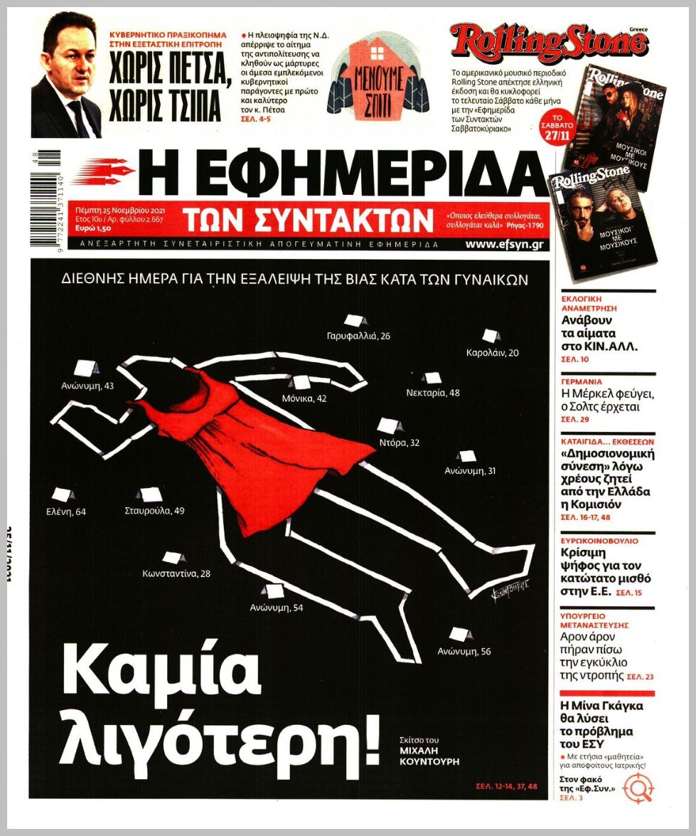 Τα πρωτοσέλιδα των πολιτικών εφημερίδων