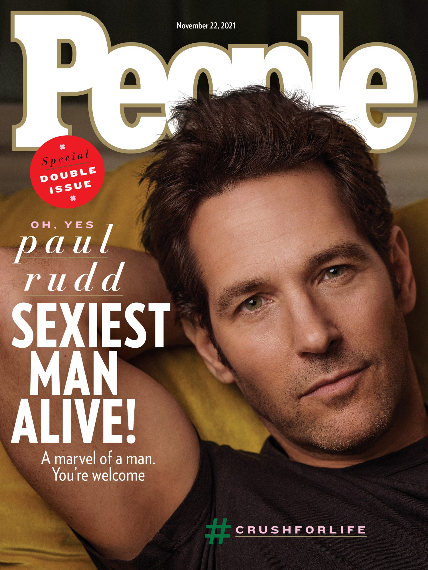 Ο Πολ Ραντ (Paul Rudd) αναδείχθηκε ως ο πιο σέξι άντρας για το 2021, σύμφωνα με το περιοδικό People.
