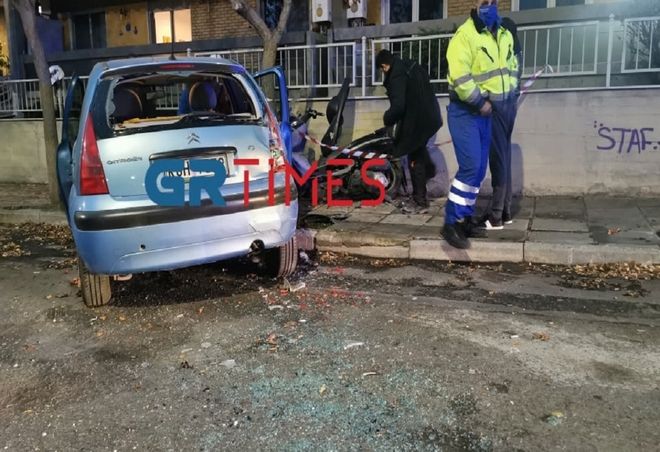 Θεσσαλονίκη: “Τρελή” πορεία λεωφορείου - Κατέληξε σε σταθμευμένα οχήματα