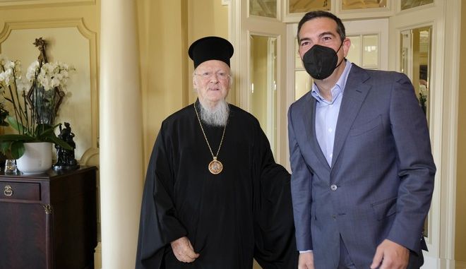 Τσίπρας σε Βαρθολομαίο: Να υπερασπιστούμε την επιστήμη και τη ζωή με μήνυμα για τον εμβολιασμό