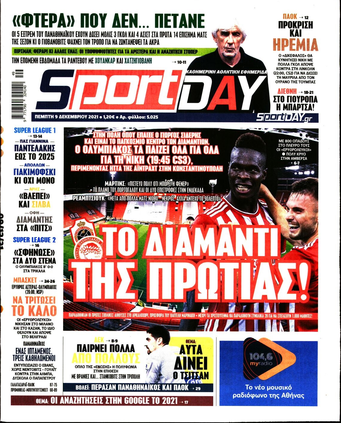 Τα πρωτοσέλιδα των αθλητικών εφημερίδων