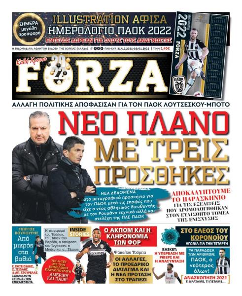 Διαβάστε τα πρωτοσέλιδα από τις αθλητικές εφημερίδες