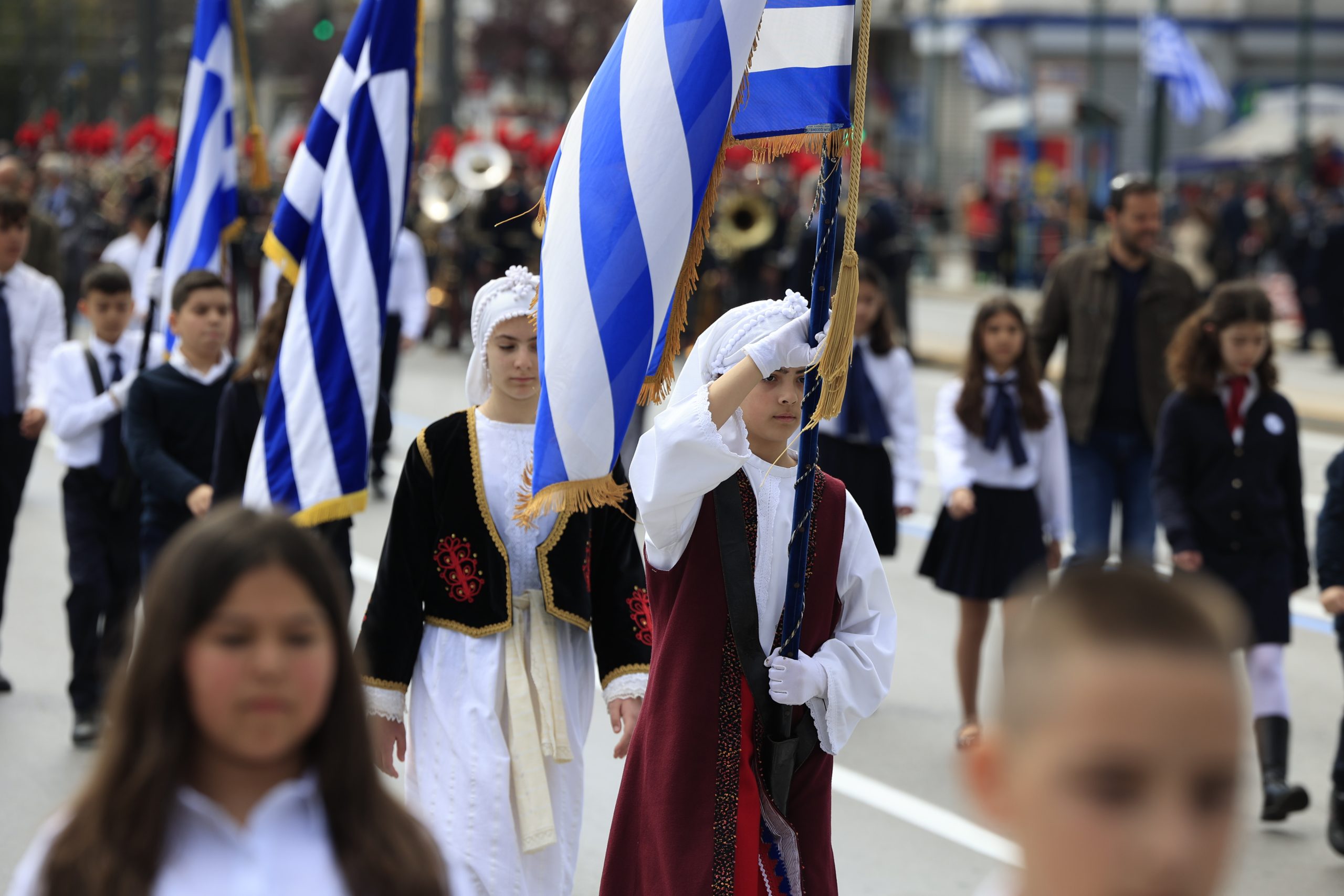 Μαθητική παρέλαση για την 25η Μαρτίου /EUROKINISSI