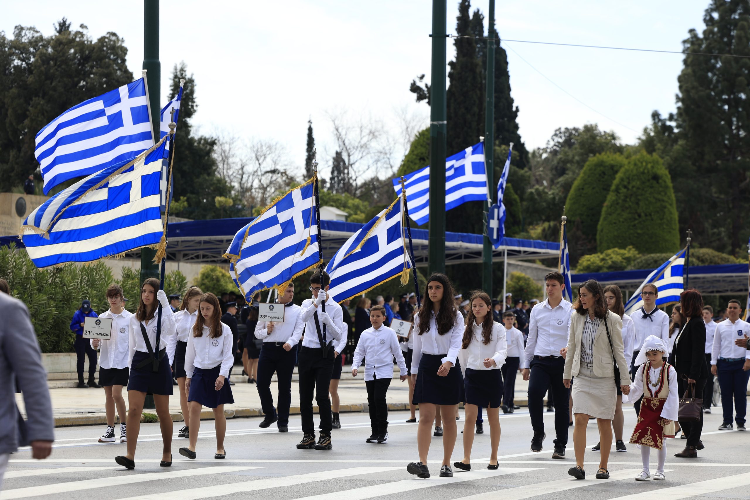 Μαθητική παρέλαση για την 25η Μαρτίου /EUROKINISSI