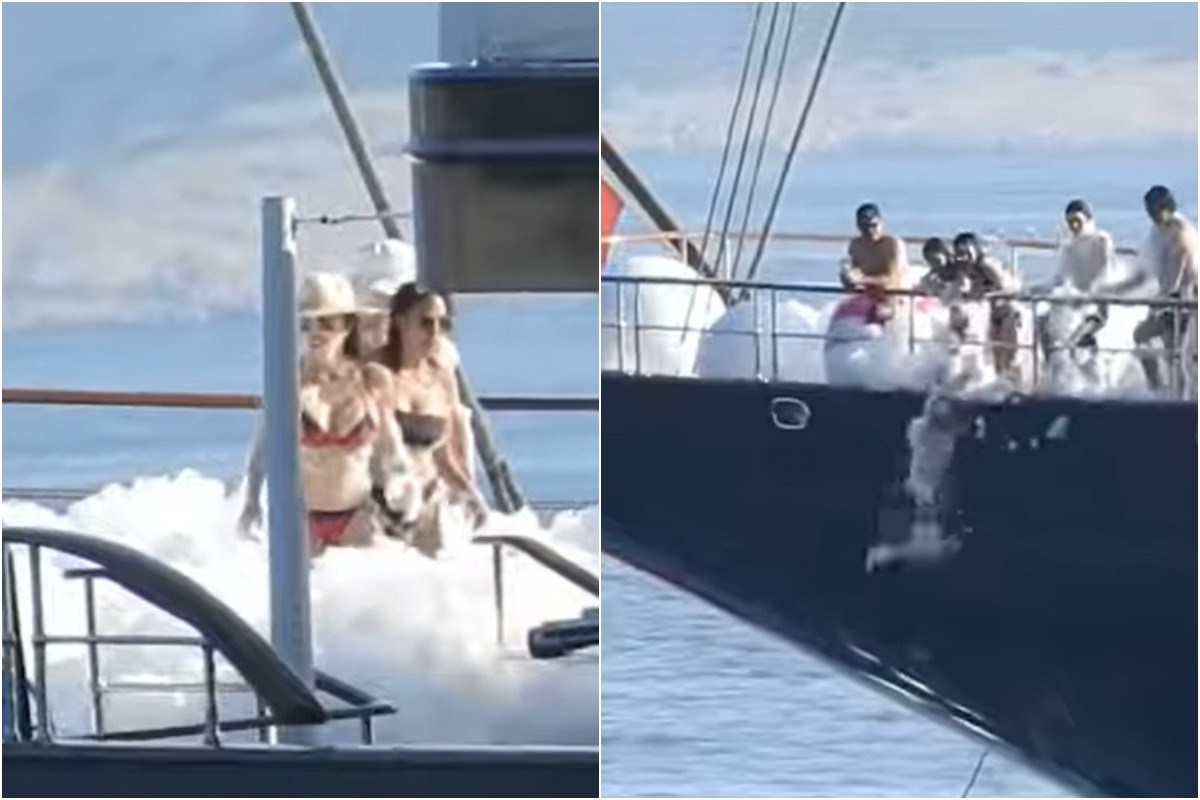 Τζεφ Μπέζος και Λόρεν Σάντσεζ σε ξέφρενο πάρτι πάνω στο γιοτ των 500 εκατ. δολαρίων (Βίντεο)