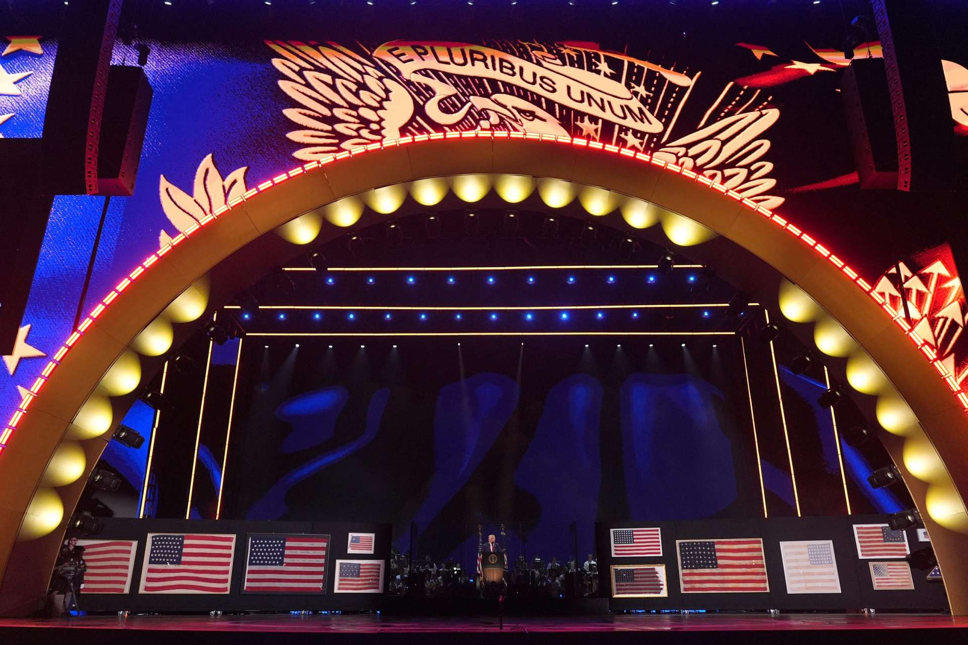 APTOPIX America 250 Independence Day Trump